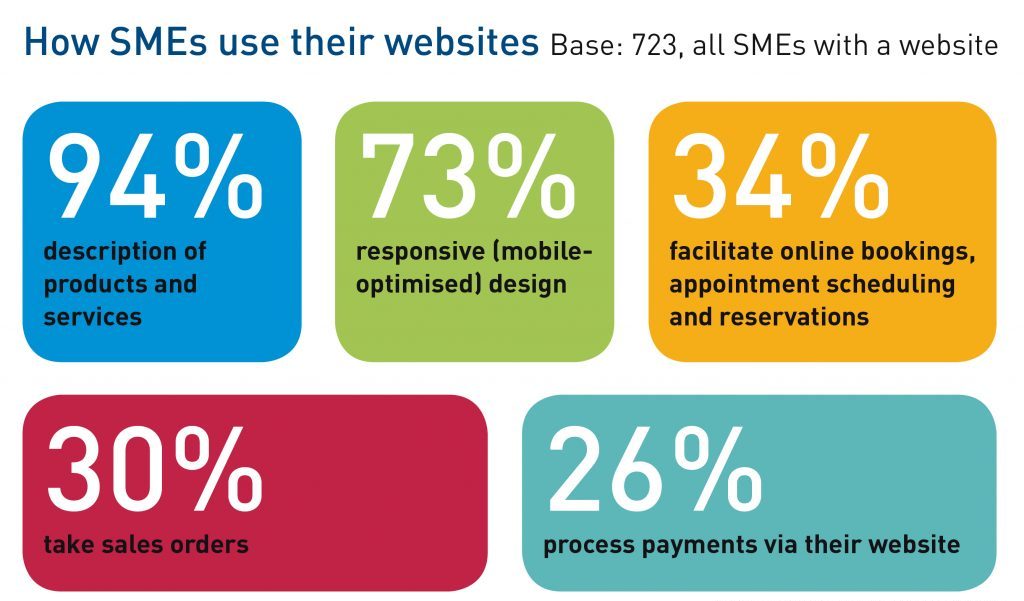 How SME's use their websites