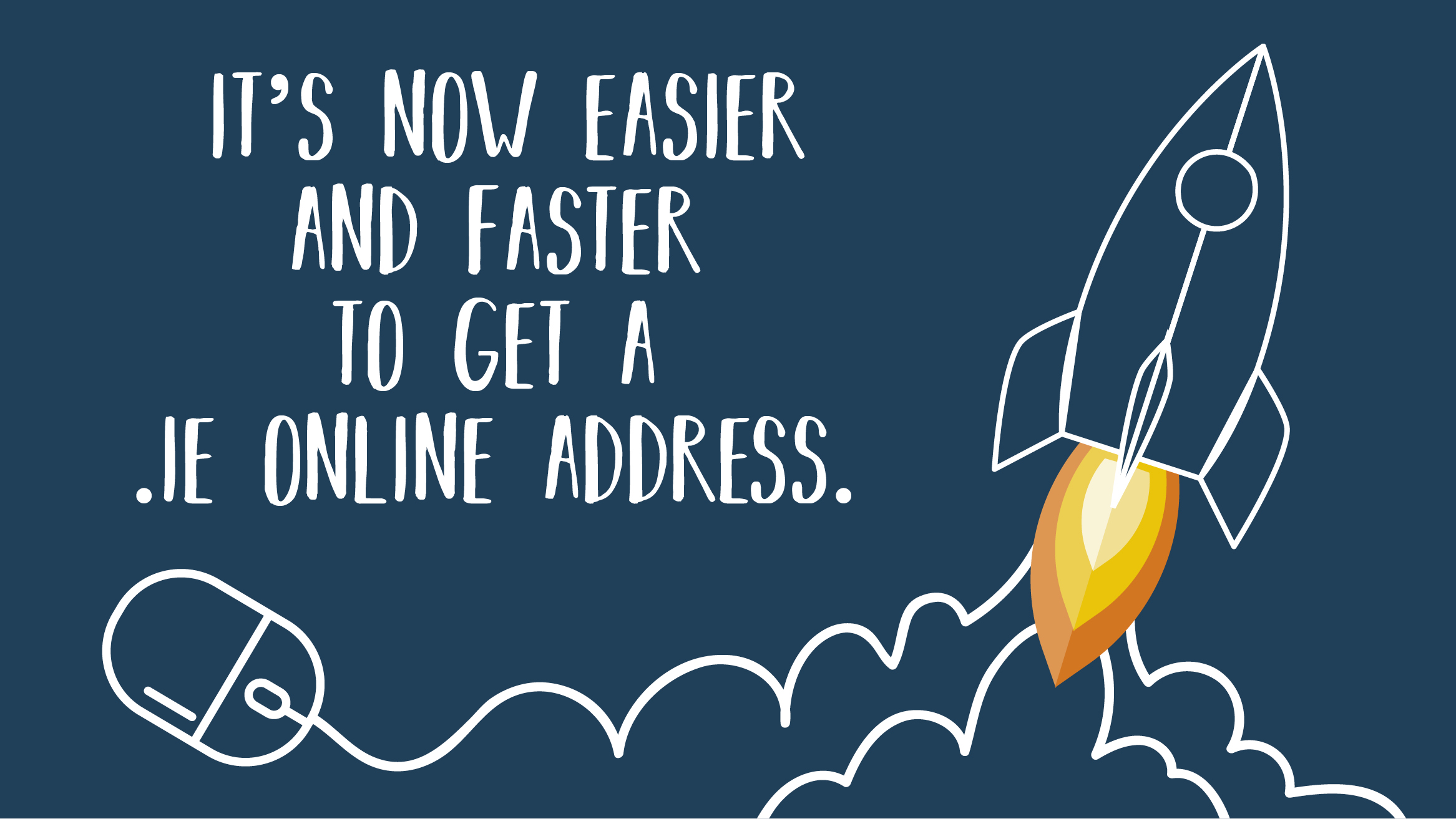 Graphic - It's now easier and faster to get a .ie online address.-Best ever half-year period for .ie