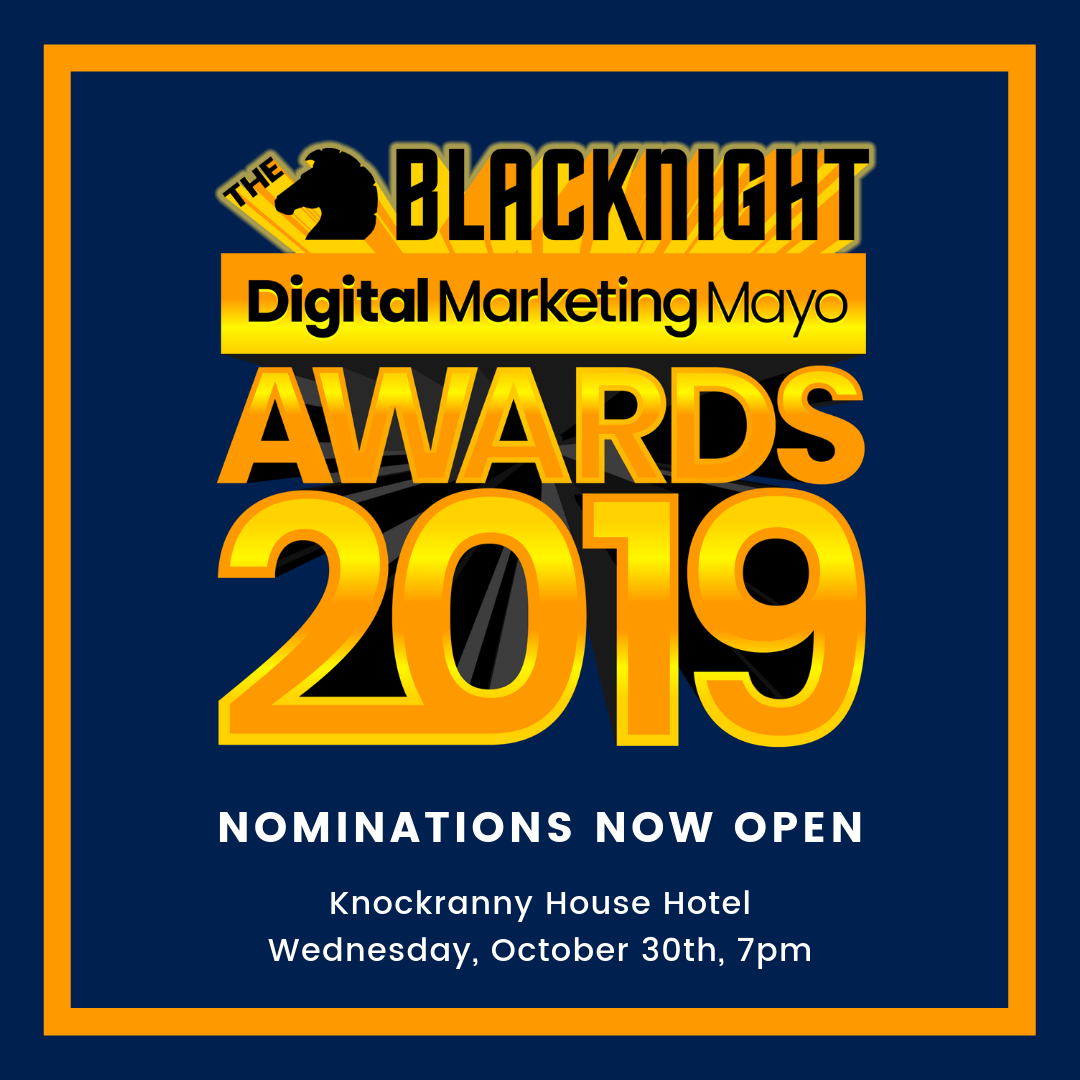 Nominations now available for The Blacknight Digital Marketing Mayo Awards 2019