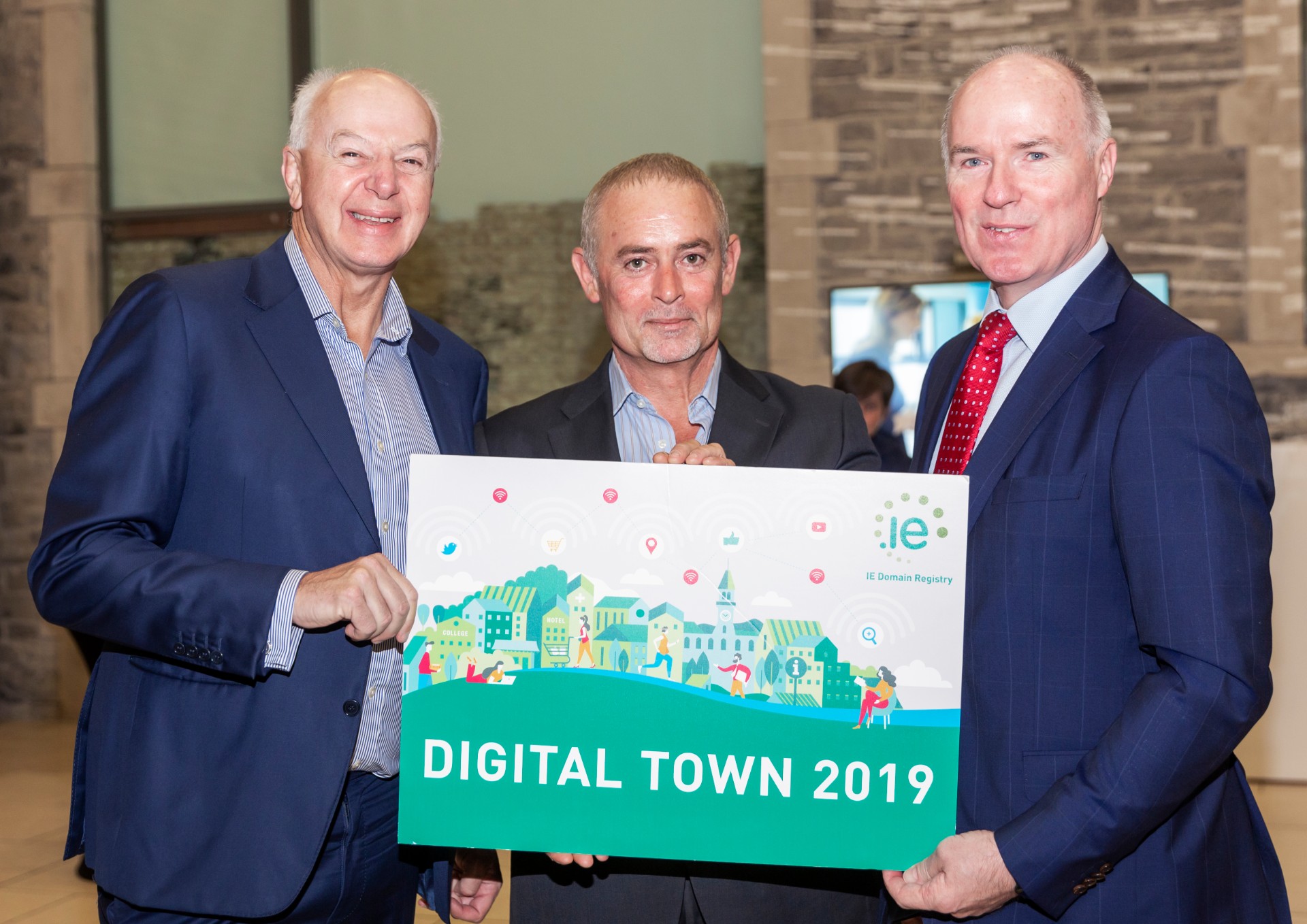 Bobby Kerr, Phil Prentice and David Curtin at Digital Town Sligo (Closing Ceremony)