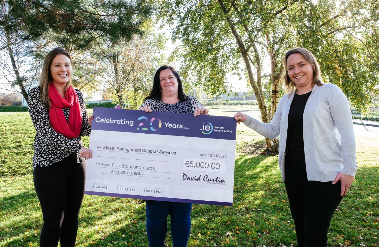 Meath Springboard Support Services wins €5K in .IE 20th Anniversary Competition