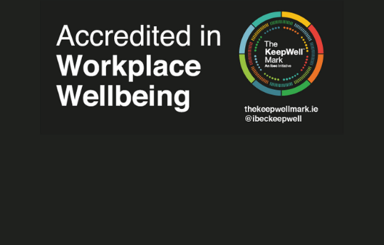 .IE accredited in workplace wellbeing - The KeepWell Mark