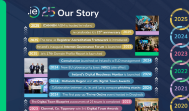.ie's history of the last 25 years